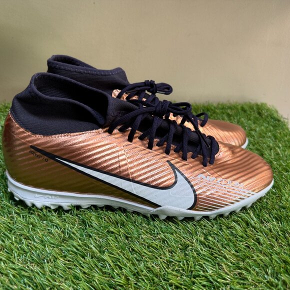 Nike Zoom Mercurial Superfly 9 Academy TF Turf Soccer Cleats Mens 8.5 Met Copper main image 8